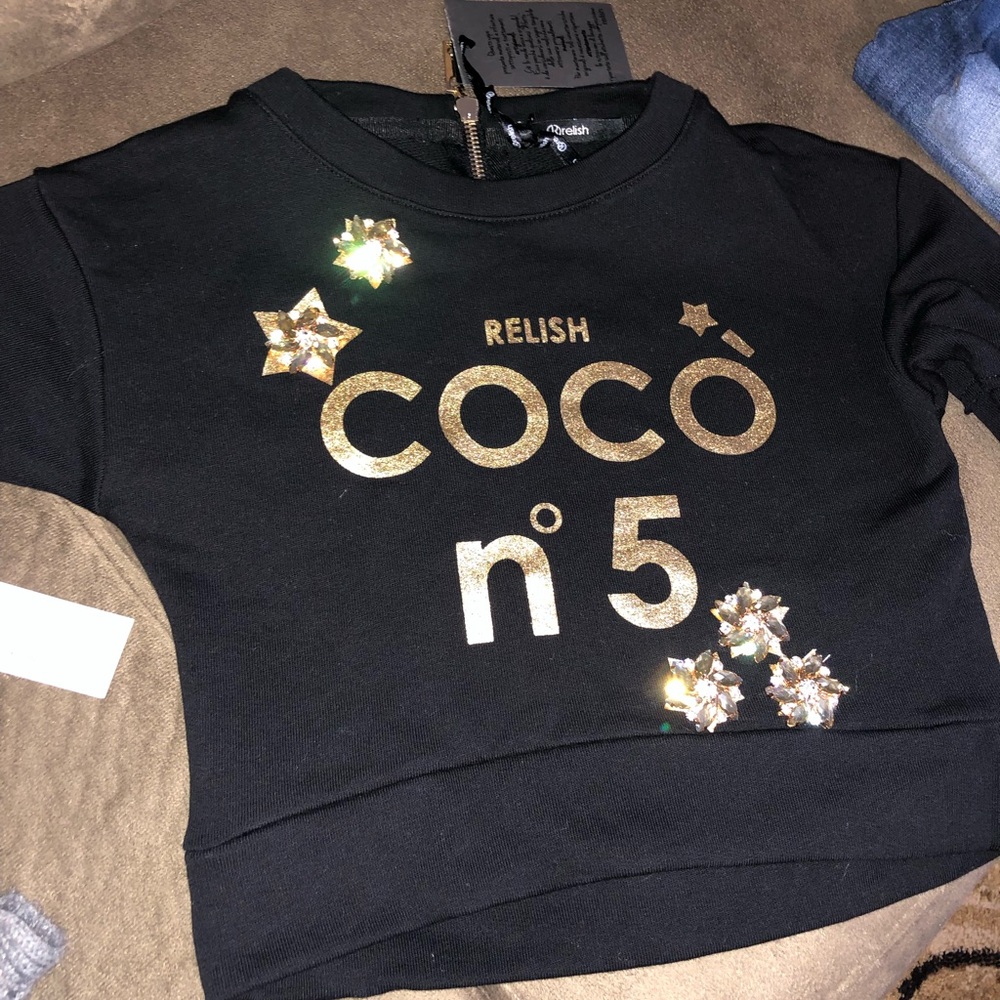 Little girls designer sweater